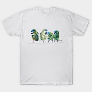 Parakeet Friends T-Shirt